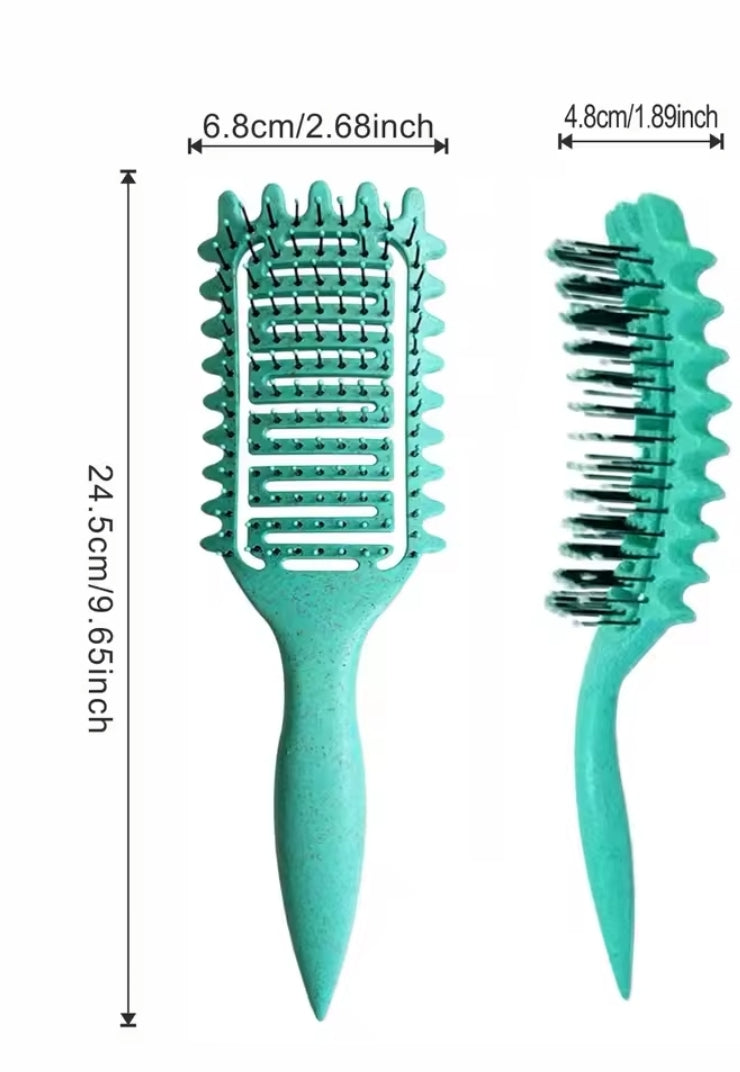 Brosse coiffante définissant les boucles - brosse à cheveux démêlante