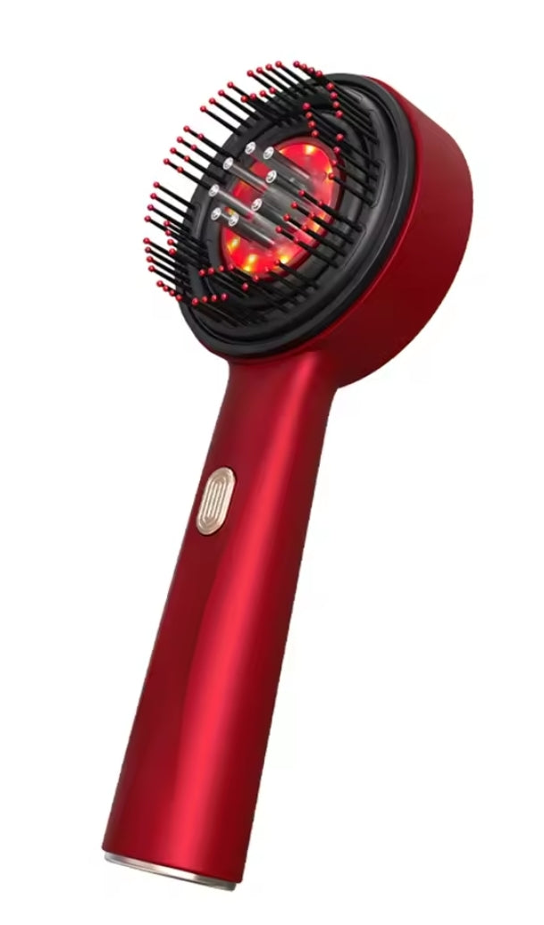 Peigne de massage électrique cuir chevelu avec huile
