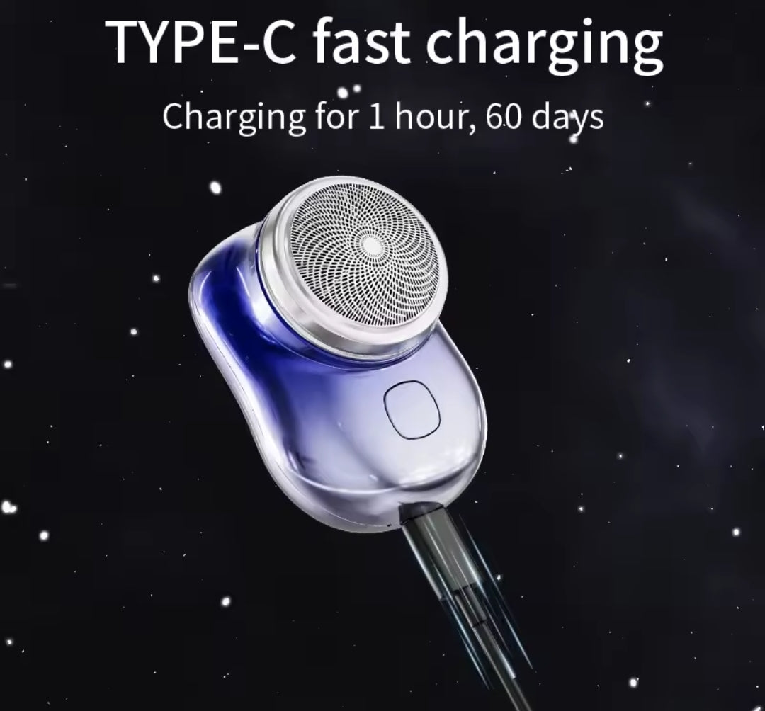 Mini rasoir électrique pour homme, rasoir électrique sec et humide, Portable, format de poche