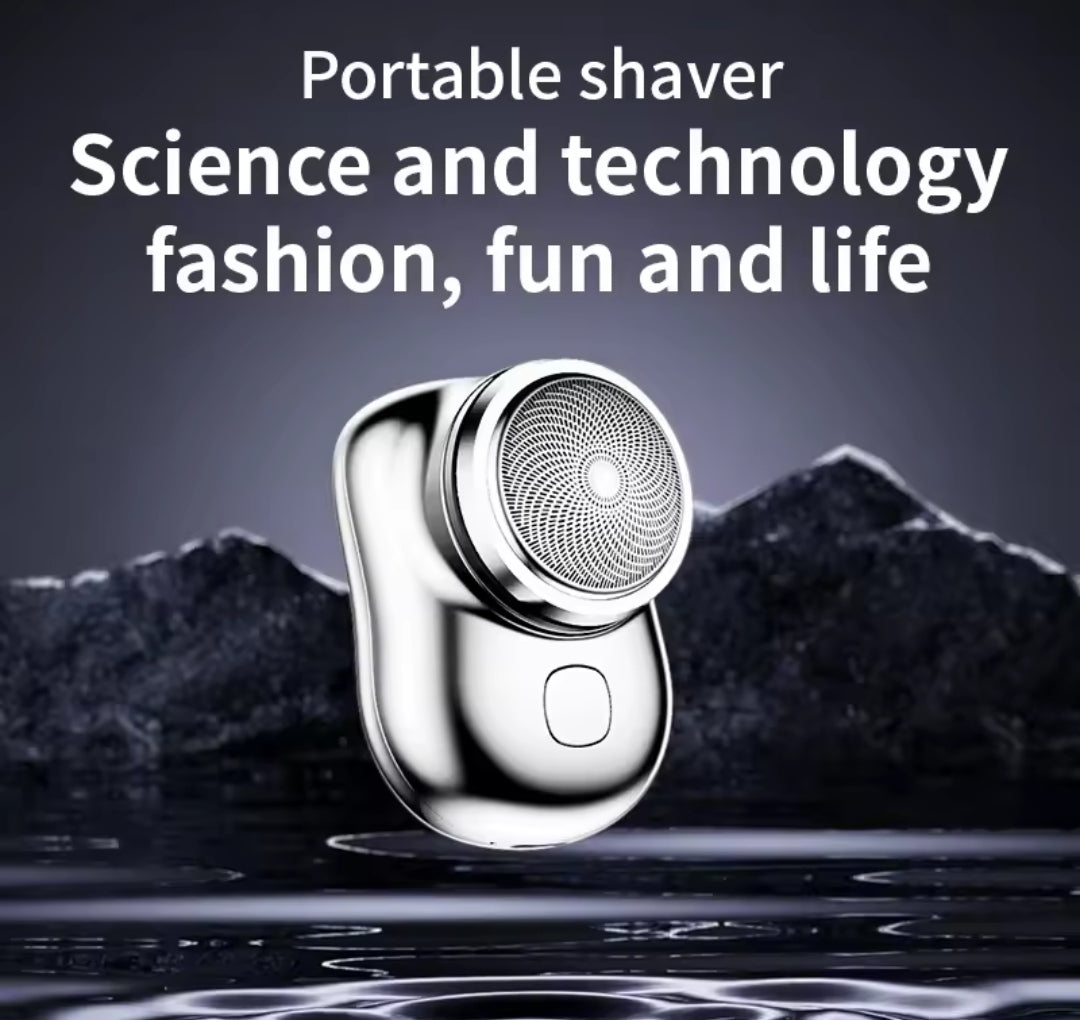 Mini rasoir électrique pour homme, rasoir électrique sec et humide, Portable, format de poche