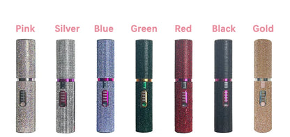 Brosse lissante et boucleuse électrique 2-en-1  USB avec design en diamant coloré, sans fil, idéale pour les voyages.