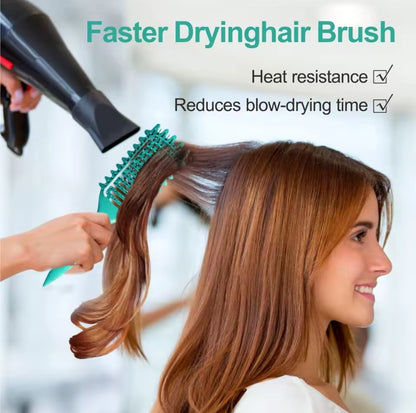 Brosse coiffante définissant les boucles - brosse à cheveux démêlante