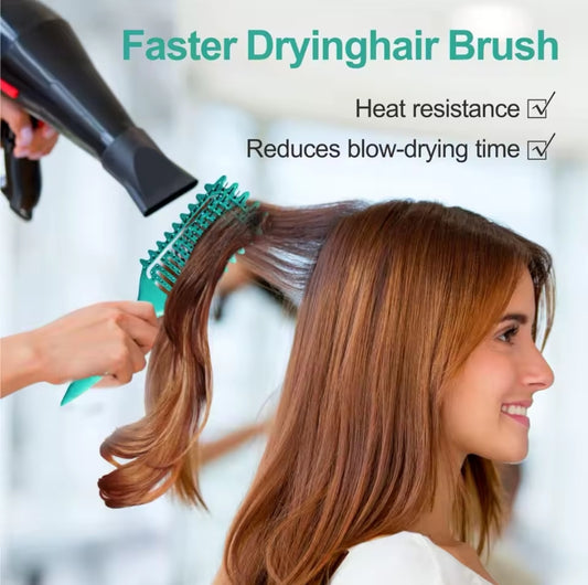 Brosse coiffante définissant les boucles - brosse à cheveux démêlante