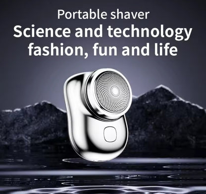 Mini rasoir électrique pour homme, rasoir électrique sec et humide, Portable, format de poche